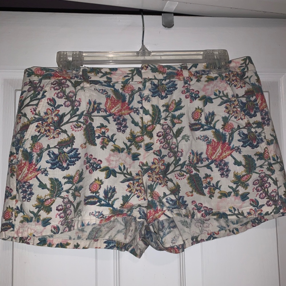Madewell floral shorts